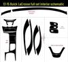 13-15 Buick LaCrosse Carbon Fiber Gear Shift Console Decor Sticker