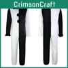Halloween Terrifier Cosplay Clown Horror Role Play Adult Bodysuit Party Costume