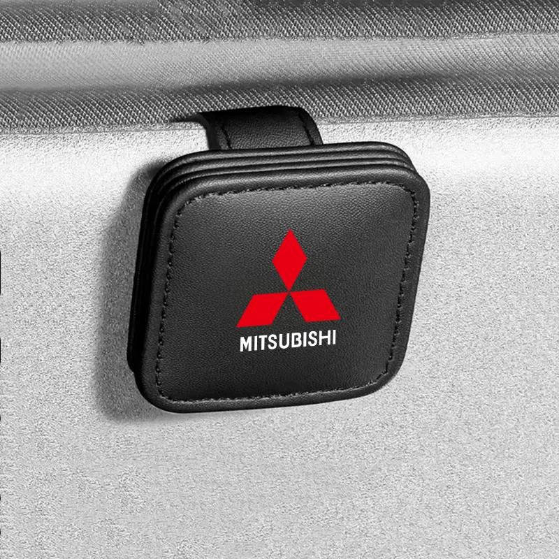 Car Interior Sunglasses Clip Holder for Mitsubishi Outlander Lancer Pajero Sport ASX Xpander Eclipse Cross L200 Mirage Attrage A