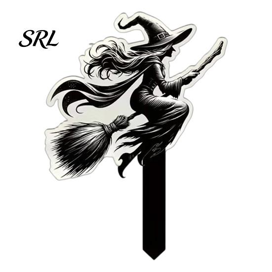 Charming Lawn Stakes Halloween Ground Stake Garden Art, Decorative Acrylic Yard Sculpture, Waterproof Courtyard Signs Sign, Weather Resistant Ornament