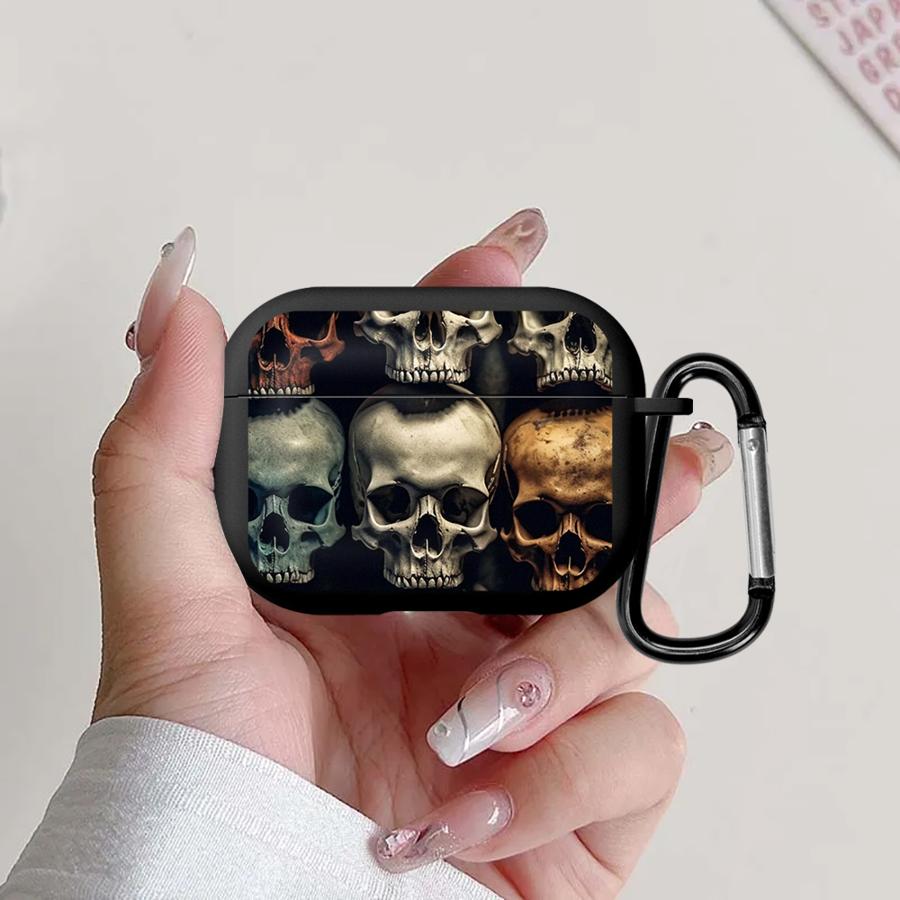 Черепа Крутые Чехлы для Наушников Чехол Чехол Для Airpods Pro3 4 Pro Pro2 1 3 2