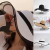 Floppy Foldable Ladies Women Straw Beach Sun Hat Summer Travel Wide Brim Caps