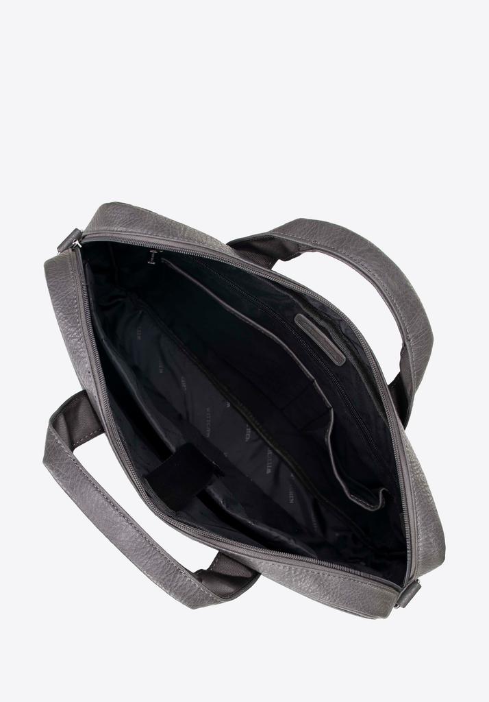 Мужская сумка для ноутбука Wittchen 17" из искусственной кожи, серая