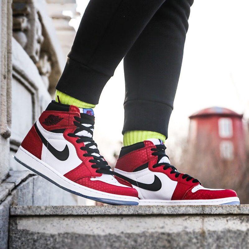 Jordan 1 Ретро Высокие Человек-Паук История Происхождения GS 575441-602