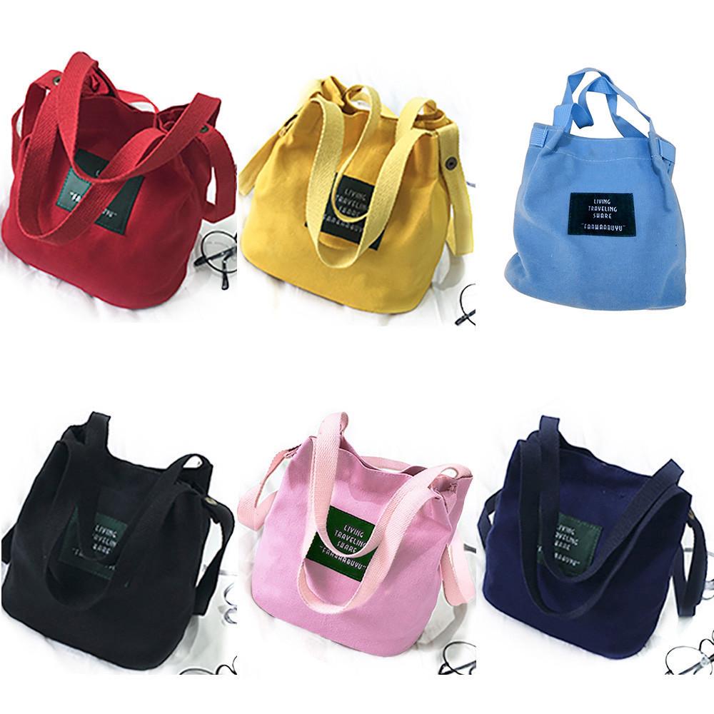 Canvas Shoulder Messenger Bag Student Art Women Shoulder Bag