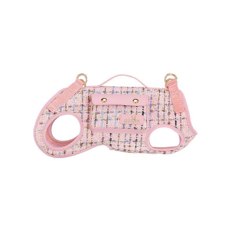 Wakytu Pet Carrier Bag Small Fragrance Style Dogs Cats Portable Crossbody Shoulder