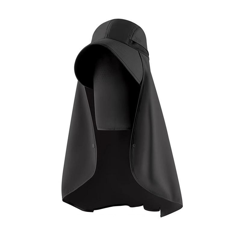 Ice Silk Breathable Outdoors Sunscreen Scarf Hat Summer Protection Sunscreen Uv Protection Three-Dimensional Sunscreen Scarf