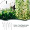 Durable Metal Climbing Plant Support Garden Tomato Spiral Stakes Green Climbing Vine Rack Twisted Tomato Stakes Plant Cage Frame