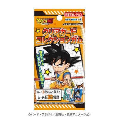 Ensky Dragon Ball DAIMA Clear Card Collection Gum [Первое производство, ограниченная покупка КОРОБКИ] Игрушка GumCandy [Распродажа КОРОБКИ, набор из 16 штук]