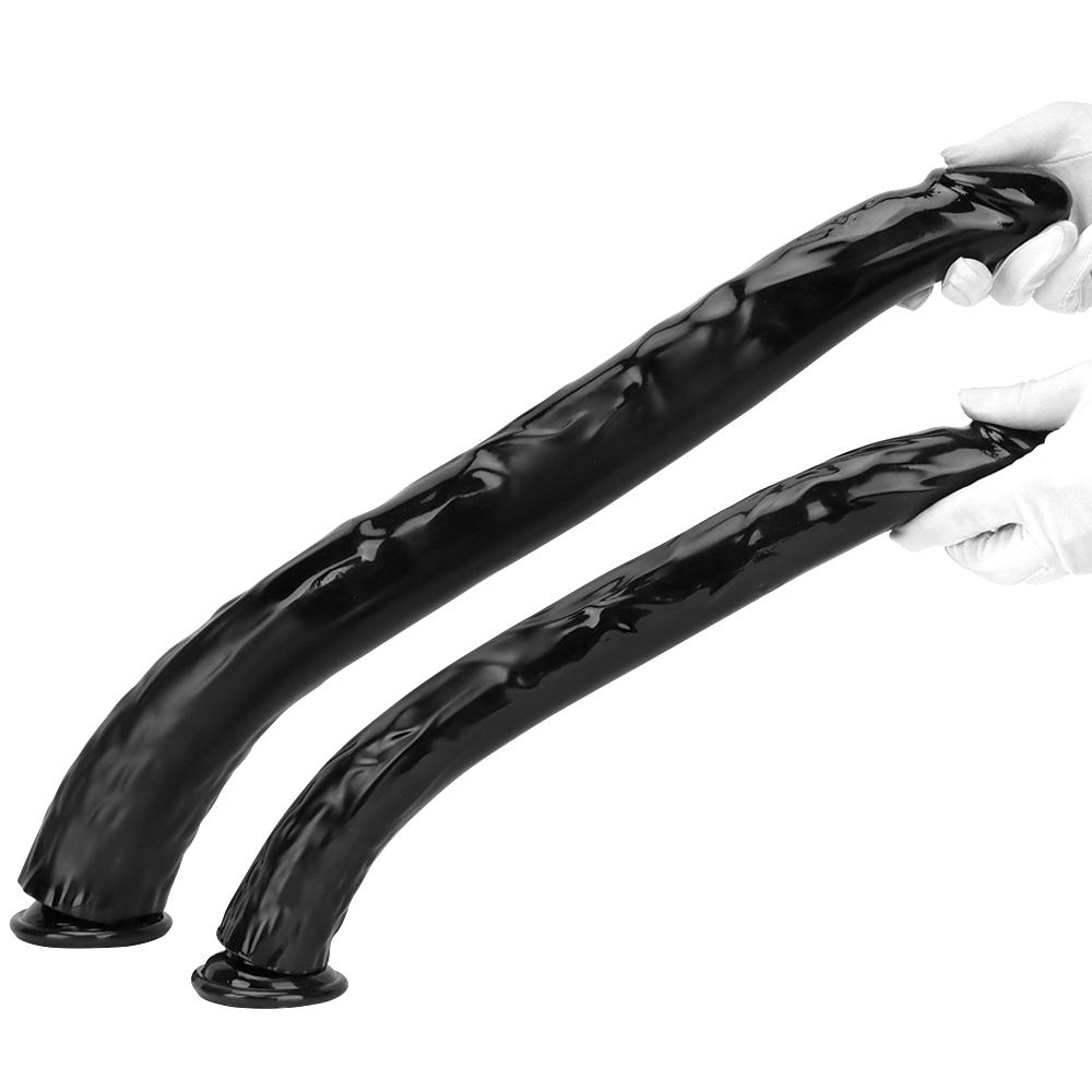 Черная большая анальная полоска, анальная пробка, фаллоимитатор, мастурбатор, секс-игрушка, реалистичный пенис, ремешок на члене, большой член, ПВХ, фистинг, БДСМ