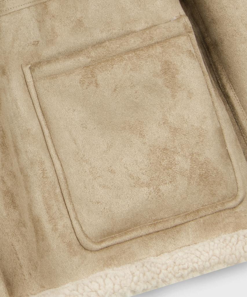 Куртка-свитер Place Studio Reversible Suede Oversized Shearling Shearling