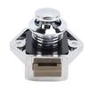 Push Button Latch Keyless Convenient Enhanced Security Easy Installation for RV Yacht Motorhome Caravan Chrome