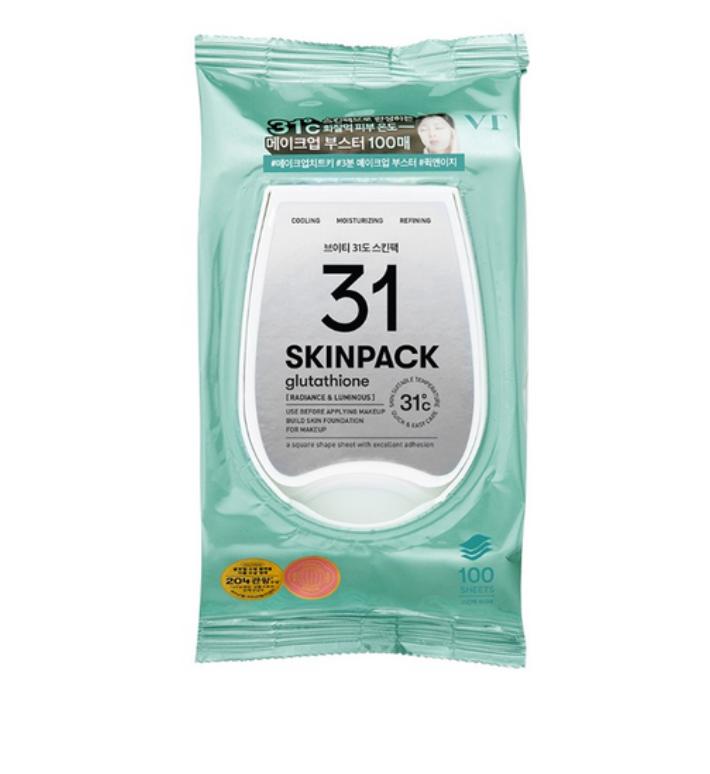 VT Cosmetic Mild 31°C Skin Pack 100 Sheets – Daily Cooling & Soothing Care