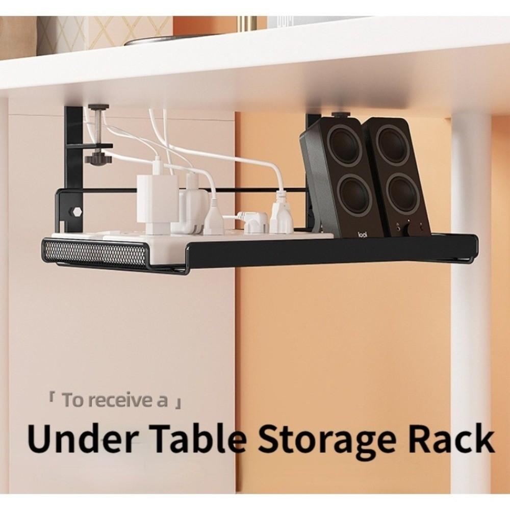 No Drill Cable Management Tray Steel Desk Wire Management New Cable Organizers