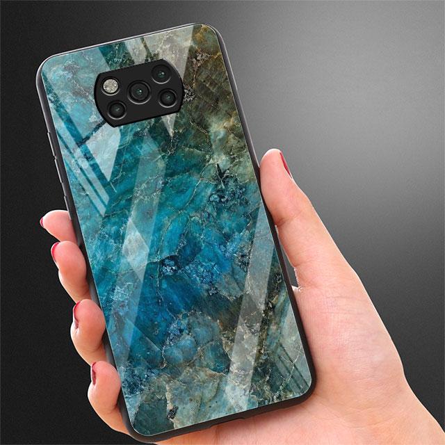 Роскошный стеклянный чехол с мраморным узором для Xiaomi Poco X3 NFC 11 Lite 11T F3 M3 для Redmi Note 11 10 9 8 Pro 10S 9S 9A 9C чехол для телефона