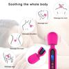 Powerful Magic Wand AV Vibrator for Women G Spot Clitoris Stimulator with LED Display Muscles Massager Masturbator Adult Sex Toy