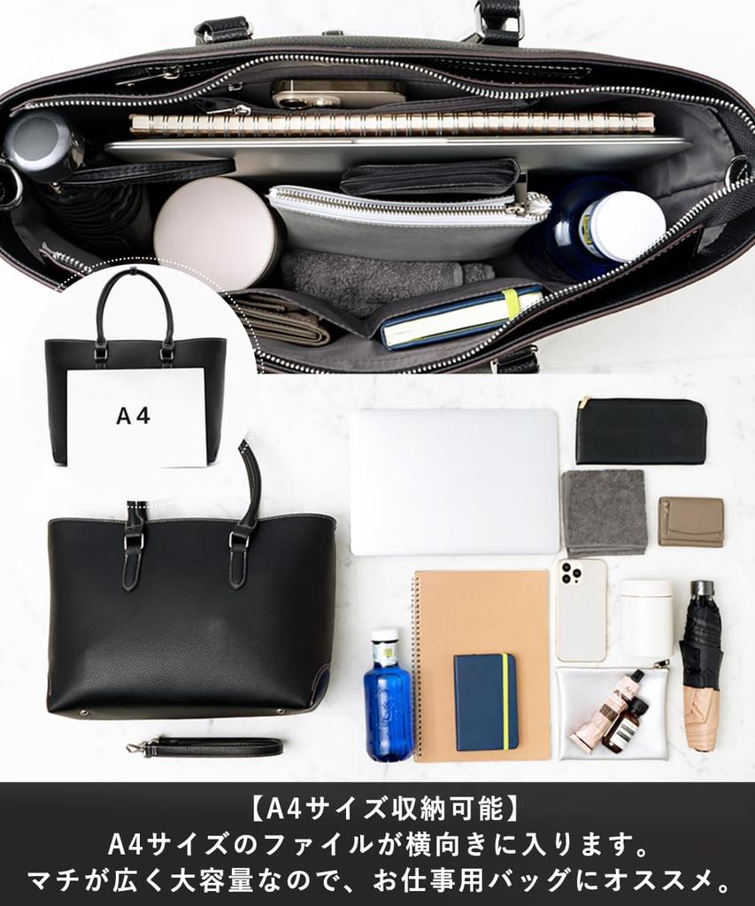 VITAFELICE Женская квадратная деловая сумка-тоут 2-в-1 (sib-20059p) (коричневый)