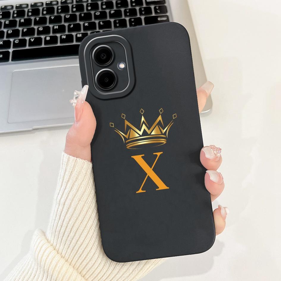 Чехол для Samsung Galaxy A06 2024 Модный Чехол со Стразами и Буквами Мягкий Силиконовый Задний Чехол для Samsung A06 SM-A065F SM-A065M A 06 Чехол для Телефона