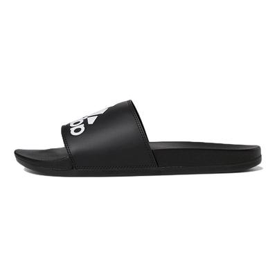 Кроссовки унисекс Adilette Comfort Slide черно-белые Core-Black Cloud-White GY1945