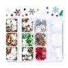 Accessories DIY for Nail Art Decoration 3D Snowflake Sequins Christmas Nail Stickers Glitter Set
