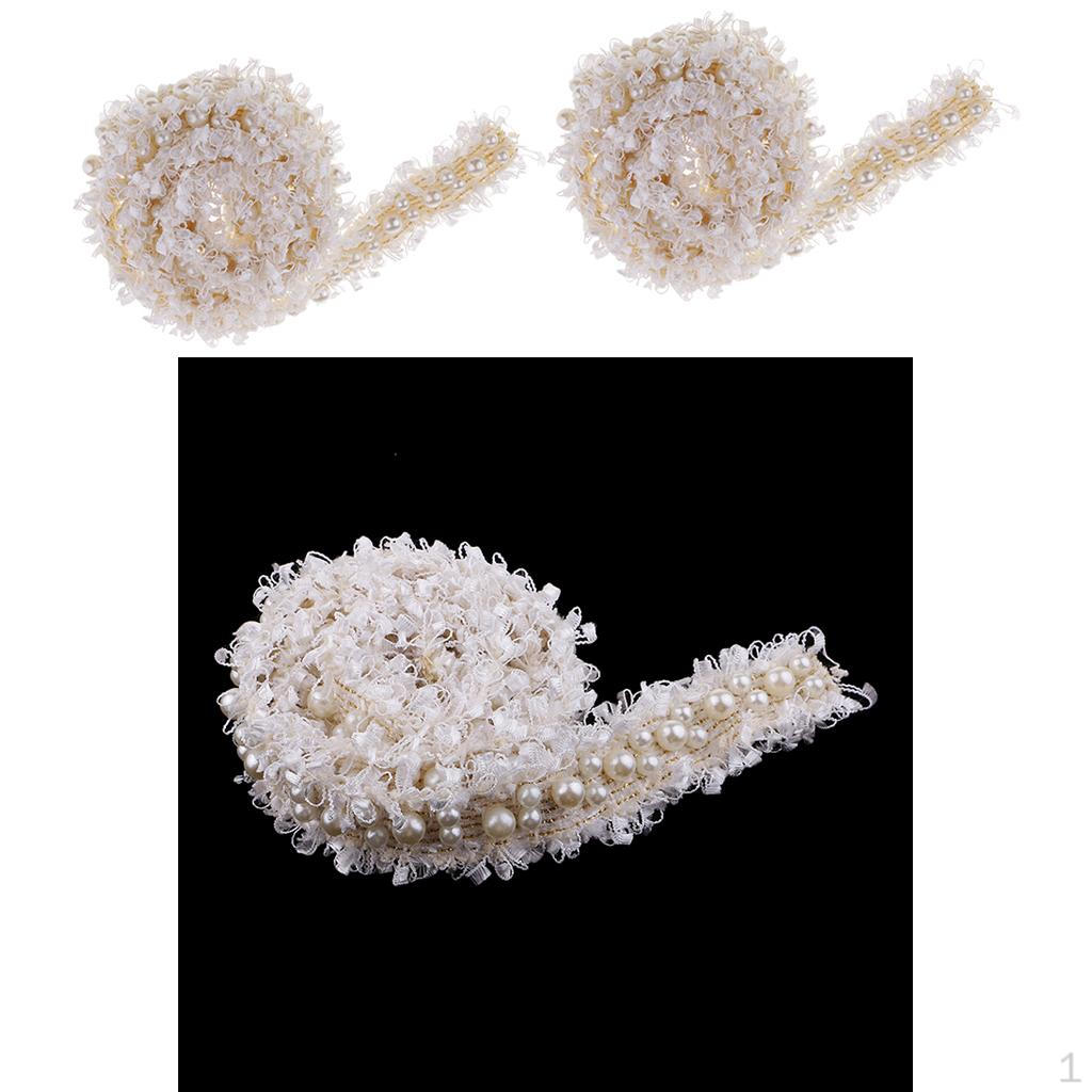 Лента из жемчужных бусин, 2 ярда, свадьба своими руками