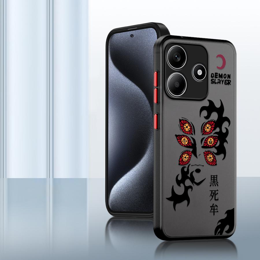 Чехол для Xiaomi Redmi Note 14 11 A4 14C 13C 9S 13 Pro Plus 10 12 Funda Задняя крышка телефона Крутой Клинок рассекающий демонов Кокушибо