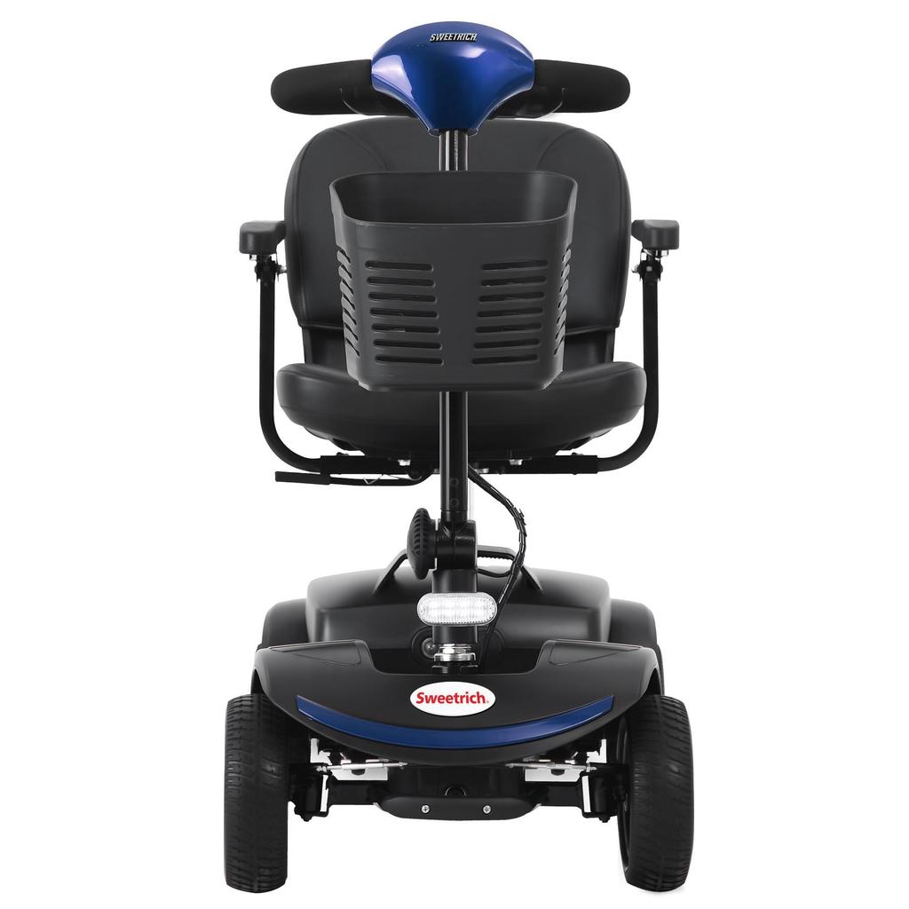 New Elderly 4-wheel Electric Scooter S1 Sport Foldable 4-wheel Electric Skateboard 300W 12AH Advanced Mobility Bicycle