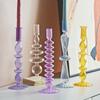 Glass Candle Holders Nordic Decor Taper Candle Holder Candlesticks for Home Wedding Room Decoration Party Vase Home Decor