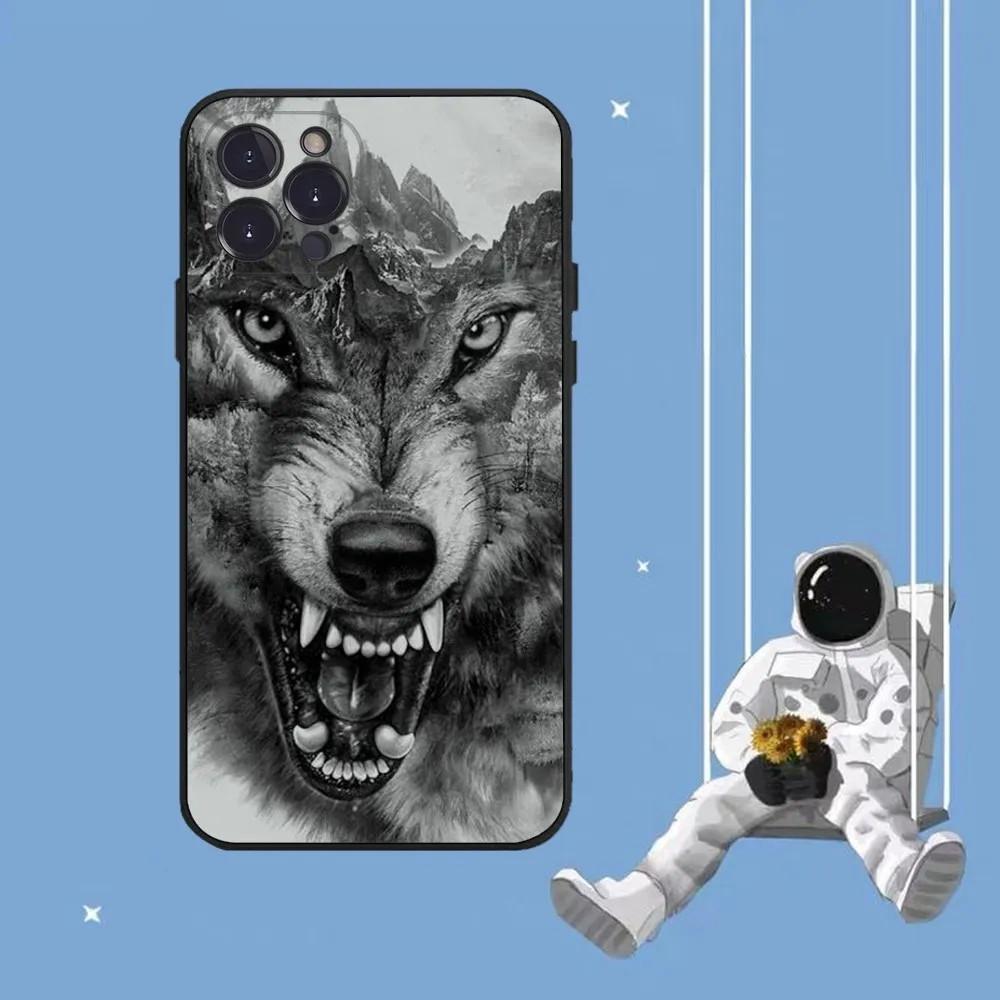 Чехол для мобильного телефона Apple Iphone16, чехол для мобильного телефона Wolf, чехол для мобильного телефона Hair Painted Anti-Drop, чехол для мобильного телефона Huawei Anti-Drop