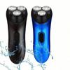 3D Floating Razor Washable Rechargeable Electric Razor Triple Blade Beard Trimmer Whole Body Wash USB Travel Charger