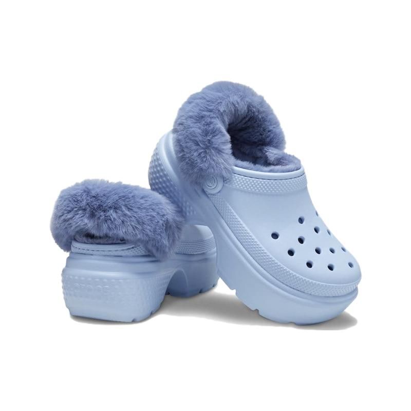 Crocs Stomp EVA Нескользящие Прочные Клоги Унисекс Обувь Синие 208546-4NS