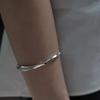 silver925 rough bangle bracelet
