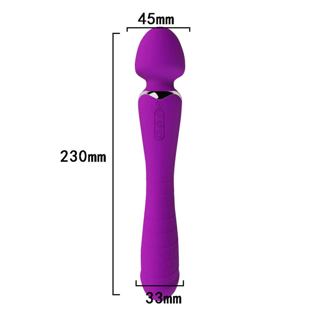 Женские вибрационные секс-игрушки для взрослых, согревающие двухголовые AV-палки, женские флирт-мастурбационные игрушки, массажные секс-игрушки