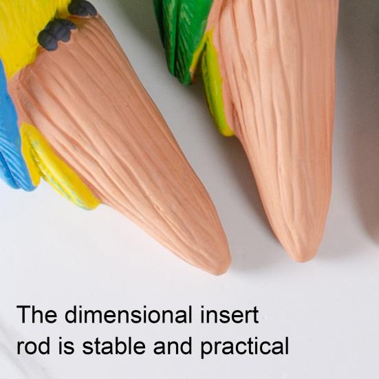 4Pcs Parrot Watering Spikes Self-Watering Planters Continuous Moisture Release System Watering Device Low-maintenance Plant Care