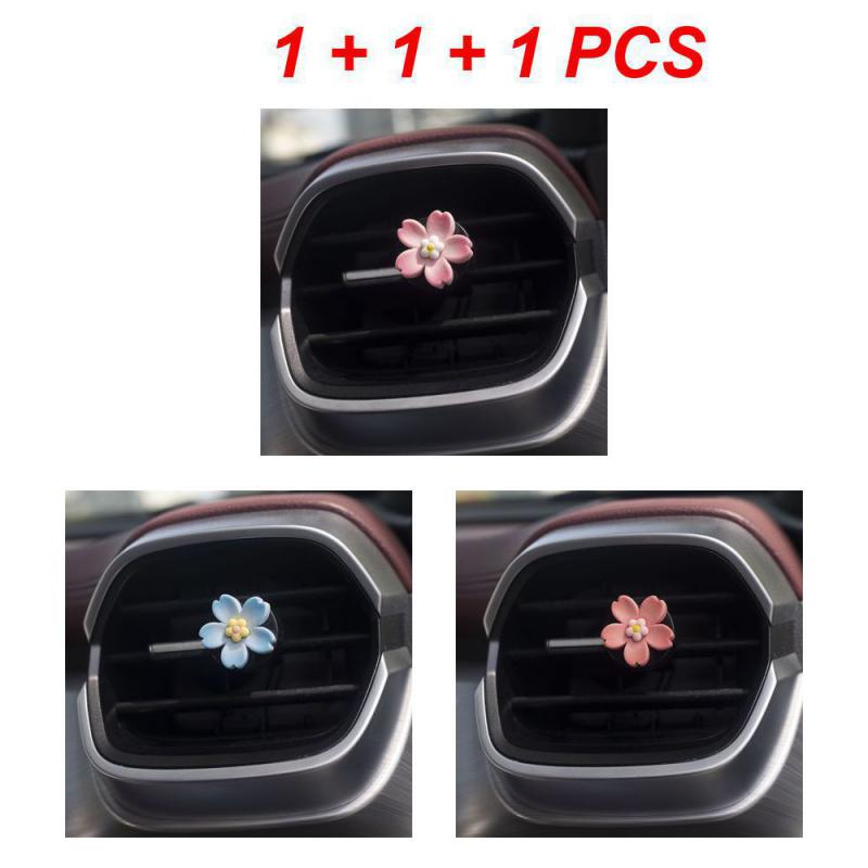 1/2/3шт ароматизатор цветочный декор чистящий свежий автомобильный освежитель воздуха ароматерапия для автомобиля персиковый цветочный аромат автомобильные духи