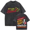 Hot Heisenberg TV Breaking Bad Graphic T Shirt Better Call Saul Vintage Washed Tshirt Men Women Casual Retro Oversized T Shirts