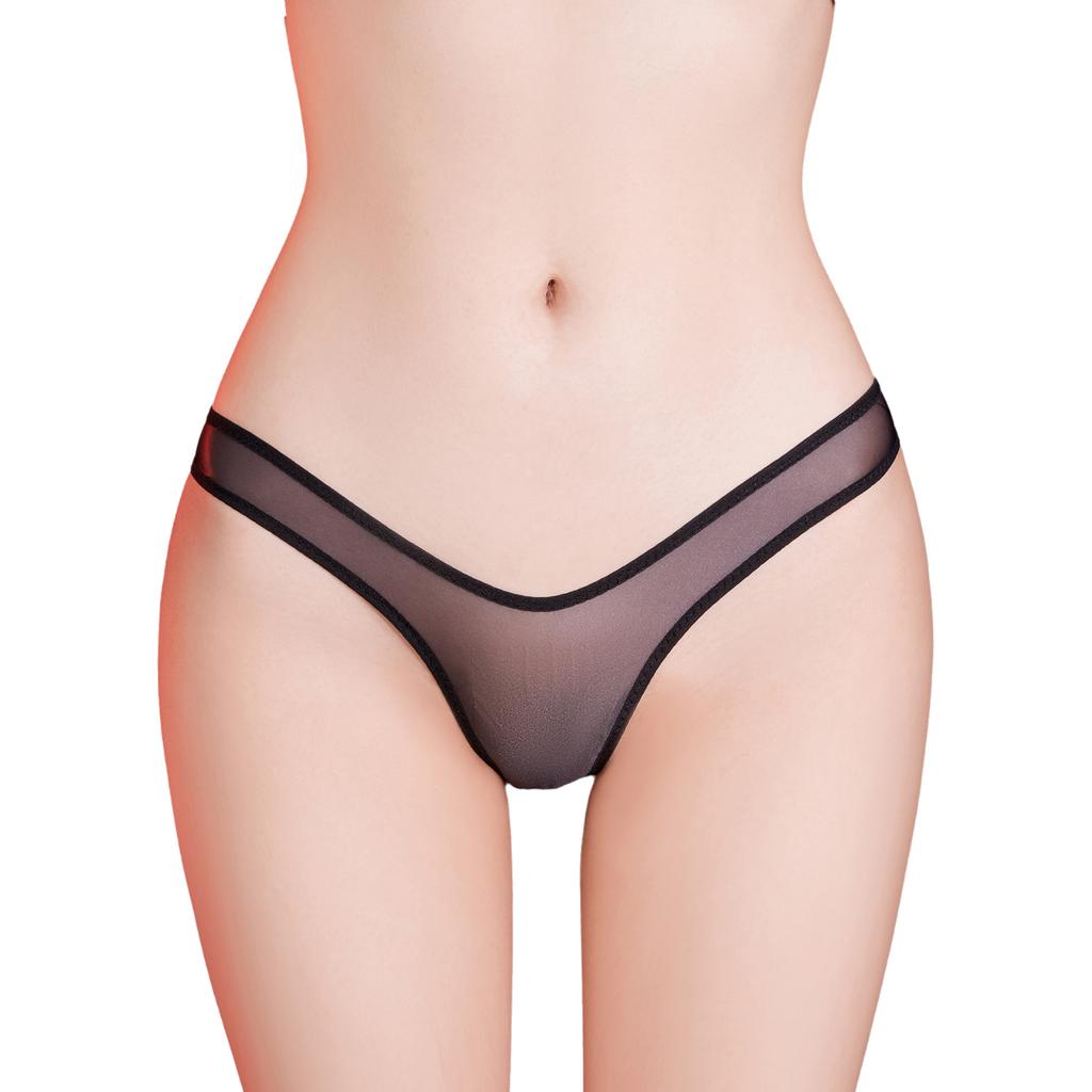 Женское прозрачное кружевное белье с V-образным вырезом спереди, эластичные трусики, эротическое нижнее белье