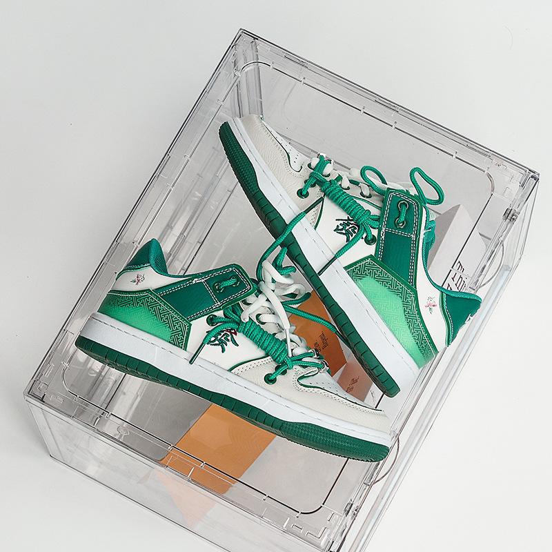 Мода 2024 года, весна и осень, стиль Guofeng Facai Board Shoes для мужчин и женщин с небольшими дышащими повседневными туфлями в стиле ретро, спортивная обувь