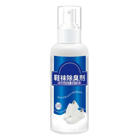 100ml Reliable Shoes Deodorant Spray Practical Nourish Skin Liquid Mild Anti Itch Shoes Deodorant Spray for Cabinet