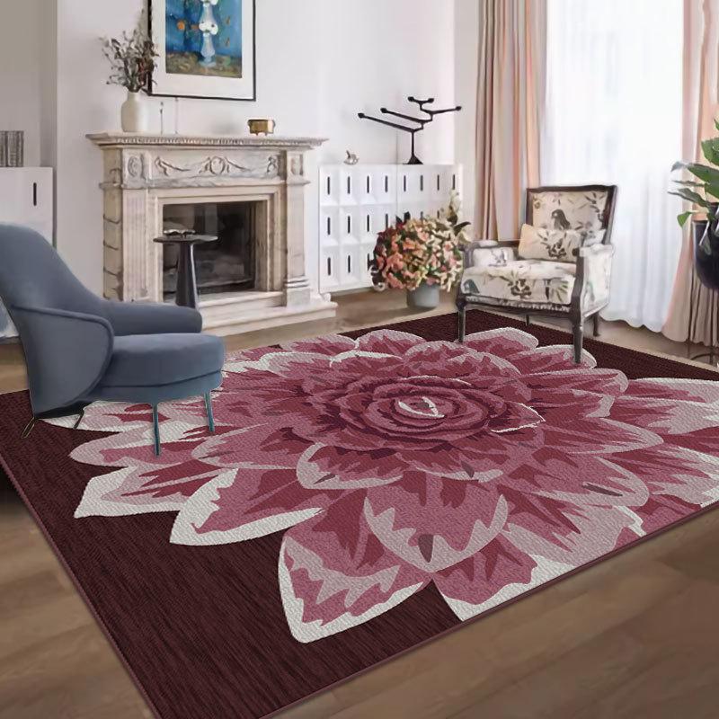 Прочный, простой в уходе ковер для гостиной и спальни, идеально подходит в качестве грязеотталкивающего прикроватного коврика.; можно стирать для удобства.