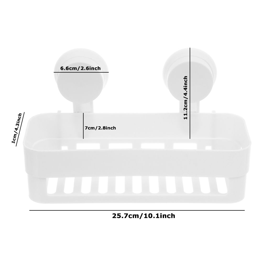 Suction Cup Shampoo Organizer Plastic Corner Storage Rack Shower Rack Storage Wall Basket Bathroom Supplies