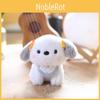 Dog Plush Scarf Toy Keychain Backpack Charm Stuffed With Pp Cotton Gift For Kids