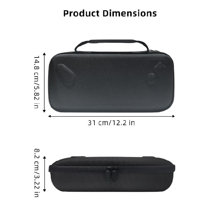 Game Console Pouch Storage Bag Shockproof Protector Case with Pocket & Handle Scratchproof Bag