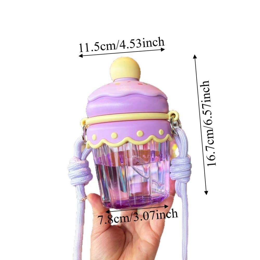 Transparent Clear Tumbler Crossbody Hanging Rope Iced Coffee Cup Drinkware Suction Cup  Home Use