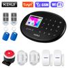 KERUI NEW W202 Alarm System For Home WiFi GSM Alarm Surveillance Camera Burglar Security Tuya Smart APP Motion Sensor Detector