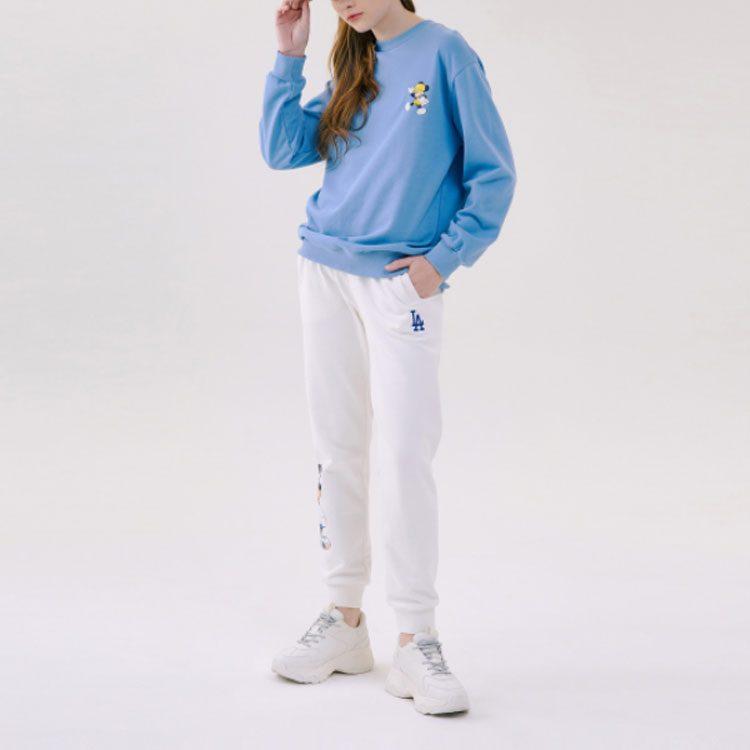 MLB X Disney Sweatshirt Unisex Blue 31MTK1011-45S