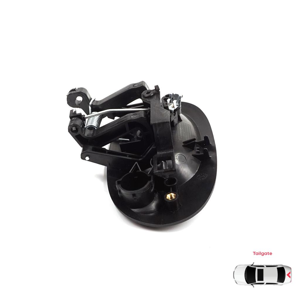 BDP1557 Задняя дверь багажника Наружная ручка открывания двери Черная для Renault Kangoo KC Express FC Nissan Kubistar MK1 X76 8200153666