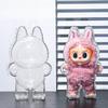 (Нет куклы)Прозрачный защитный чехол для куклы LABUBU, первое поколение Labubu, второе поколение, праздничный рюкзак, коробка для хранения подвесок
