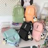 Mini Japanese Backpack for Girls & Students - Versatile, Lightweight, Ins Style for Kindergarten & Spring Outings