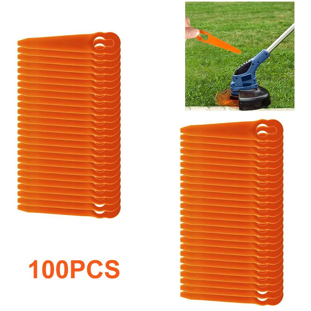 100 шт. сменных пластиковых лезвий, совместимых с STIHL Polycut 2-2 Polycut 3-2